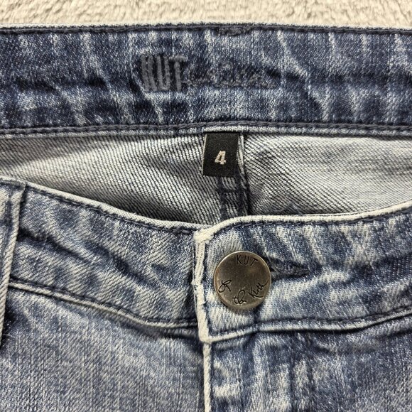 Kut From The Kloth Jeans Womens Size 4 Light Fade Catherine Boyfriend Distressed - Picture 5 of 11